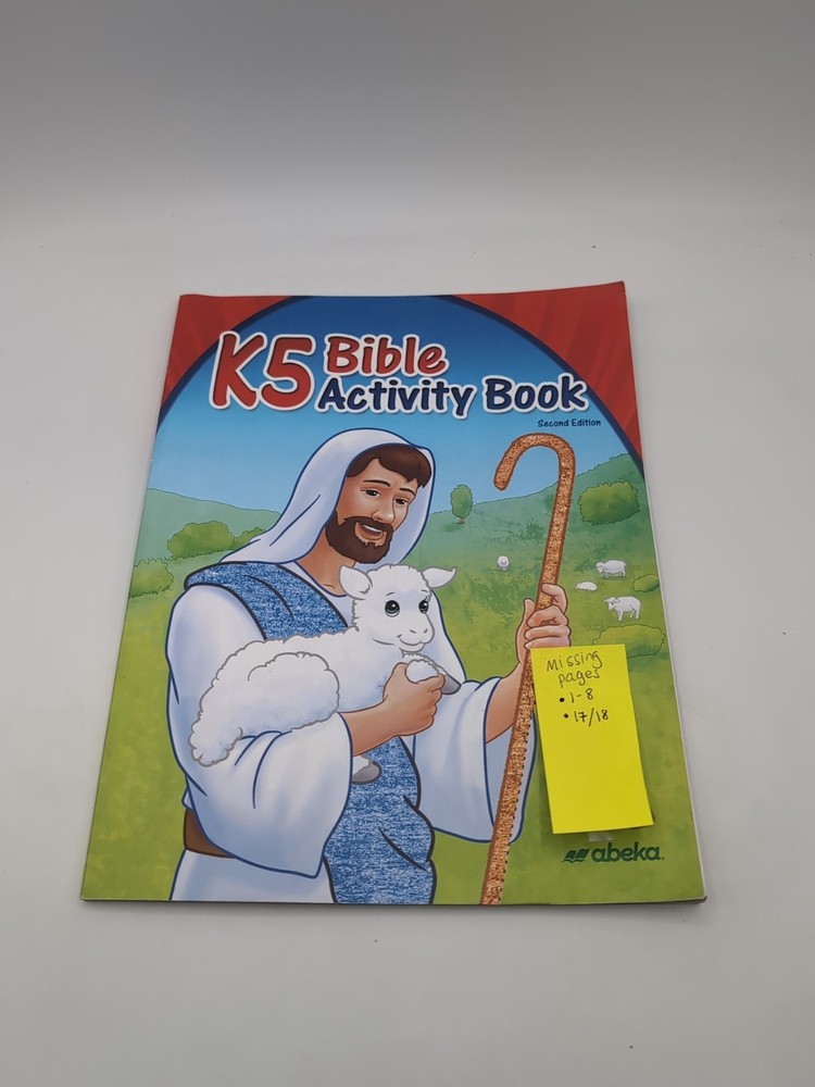 ABEKA READ DESCRIPTION K5 Bible Activity Book 2nd Edition
