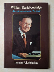 William David Coolidge General Electric GE Vintage History Book Research Lab NY