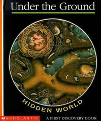 Hidden World: Under the Ground; A First – spiral-bound, Delafosse, 9780590438131