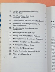 *L) Complete Guide To Home Appliance Repair by Evan Powell (1974 Popular Science
