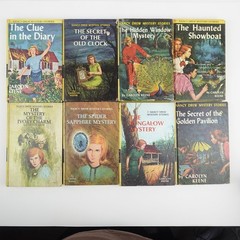Nancy Drew Mystery Stories Lot 8 Books Carolyn Keene Vintage Grosset & Dunlap