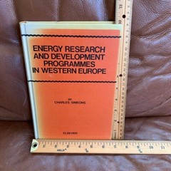 Energy research and development programmes Western Europe Charles Simeons BooK