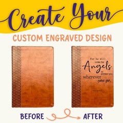 Personalized KJV Bible: Create Your Own Custom Engraved Design with a Designer