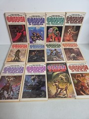 Conan Complete Main Series Robert E. Howard Ace Books Vintage Paperback Set 1-12