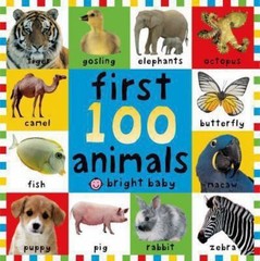 First 100 Animals, Hardcover by Priddy, Roger, Brand New, Free shipping in th…