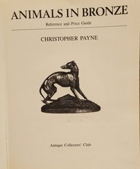 Animals In Bronze, First Edition By Christopher Payne 1986, 424 Pages