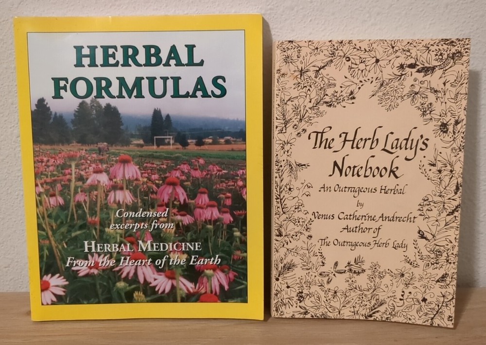 Herbal Formulas Sharol Tilgner + The Herb Lady’s Notebook Andrecht Venus Lot