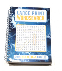 ARCTURUS Large Print Wordsearch 240 Easy-to Read Puzzles and Solutions