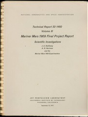 NASA Technical Report 32-1460 Volume III, Mariner Mars 1969 Final Project Report
