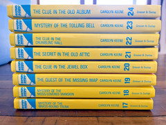 Complete Nancy Drew Flashlight Hard Cover Book Set 1-56