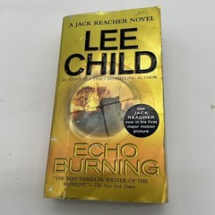 Jack Reacher Ser.: Echo Burning by Lee Child Paperback. AX