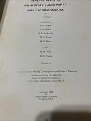 General Electric (GE) Solid State Lamps Part II Applications Manual vintage