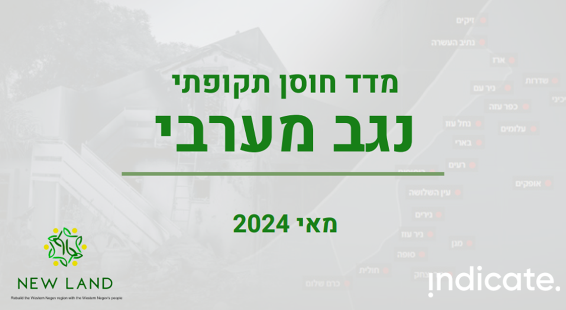 מדד חוסן תקופתי – נגב מערבי, מאי 2024