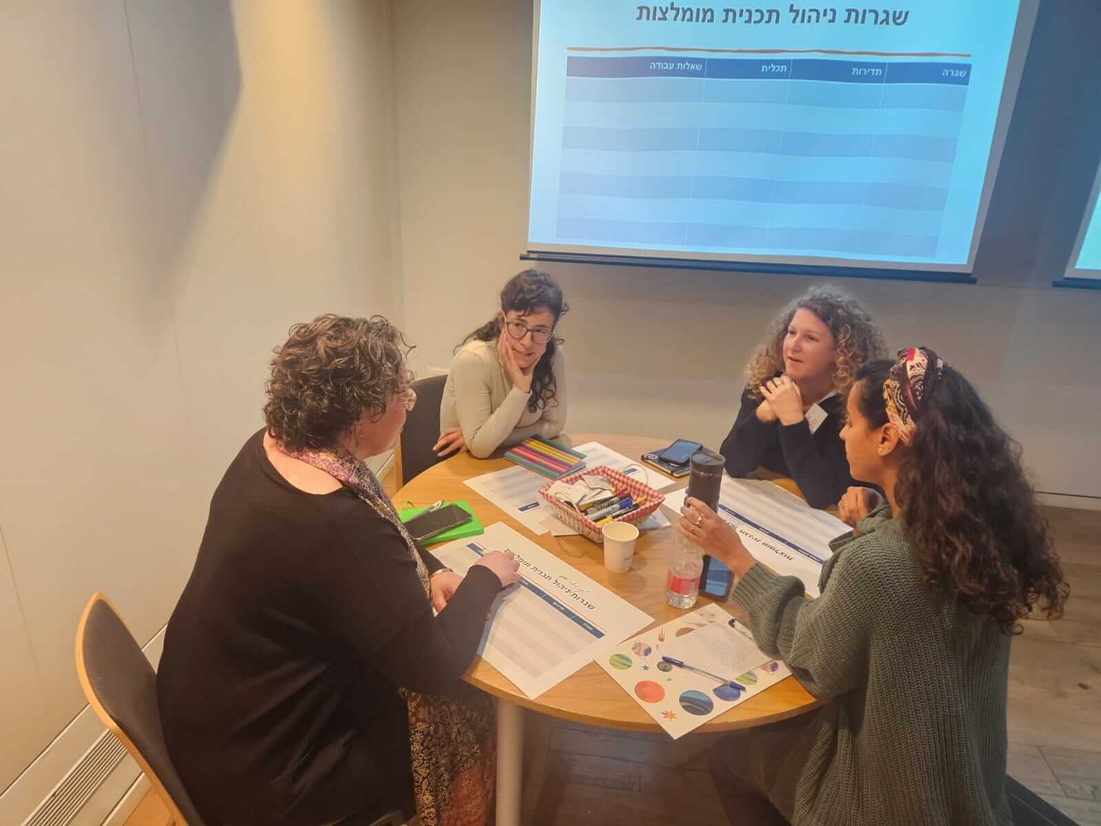 תמונות מהמפגש השלישי של תכנית הכשרת מנהלות בקרנות